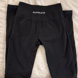 ALPHALETE LEGGINGS size S black marl